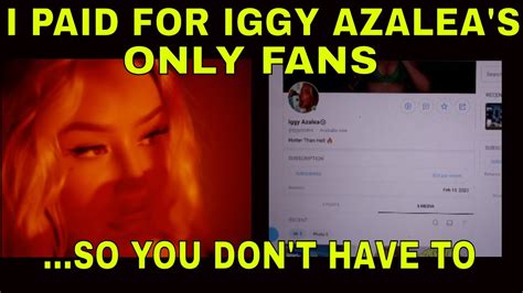 iggy azelia only fans leaks|Iggy Azaleas racy OnlyFans content is LEAKED online